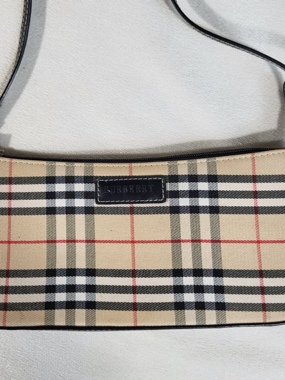 VINTAGE BURBERRY NOVA CHECK SHOULDER MINI BAG - Picture 3 of 16